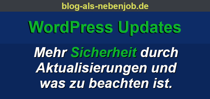 WordPress Updates tragen zur Sicherheit bei